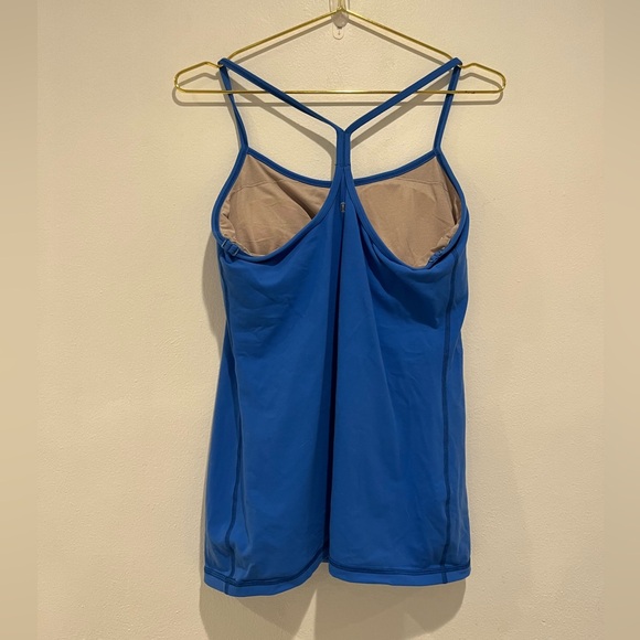 Lululemon Blue Power Y Tank Top Size 12 - Picture 5 of 7